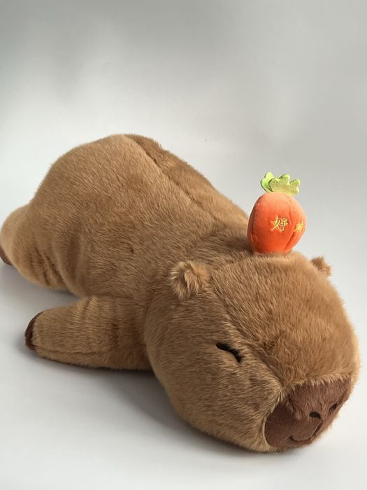 Велика іграшка-подушка Капібара (45 та 60 см). Плюшева обіймашка