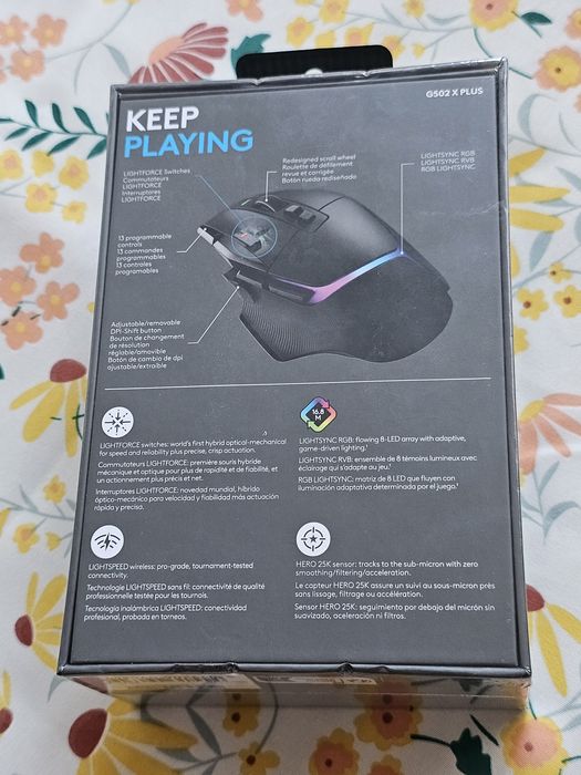 Rato LOGITECH G 502 X Plus