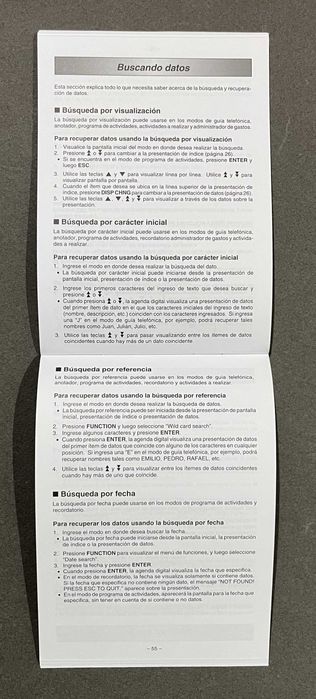 Manual Casio SF-6500SY SF-6700SY SF-6900SY