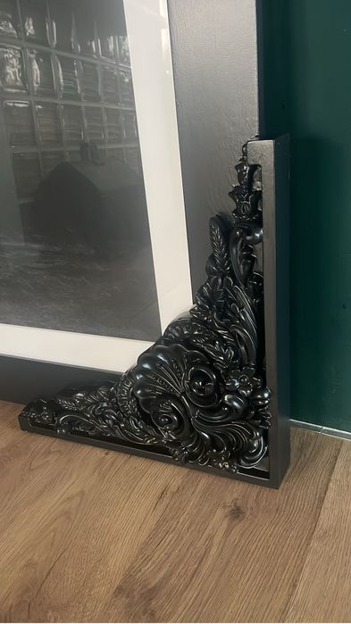 foto em moldura artesanal.