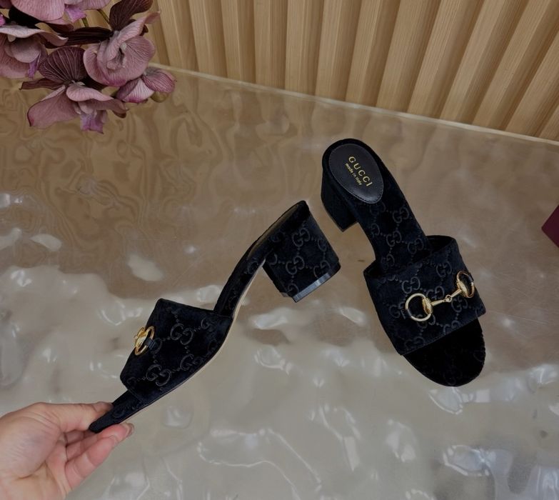 Gucci półbuty damskie na obcasie eleganckie