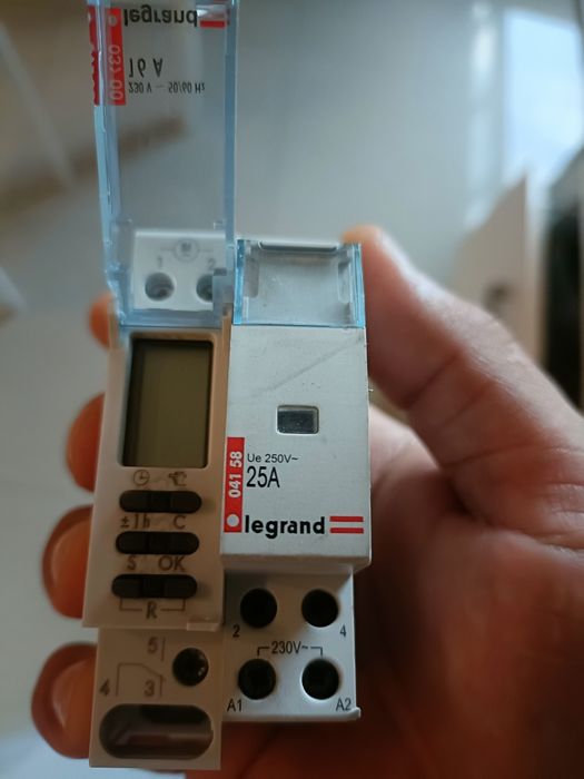 Legrand stycznik modułowy, programator czasowy