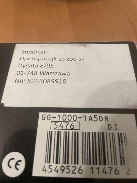 Casio G-Shock GG-1000 1A5DR Mudmaster