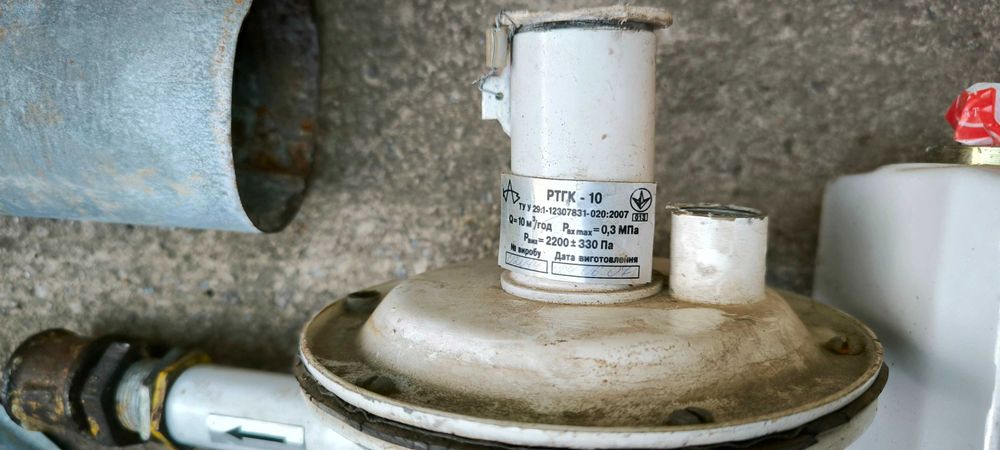 Газовий редуктор РТГК-10