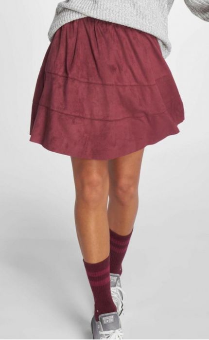 R.XL bordowa spódnica hit sezonu