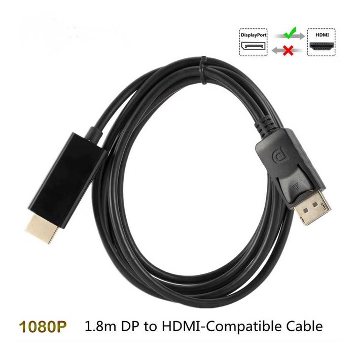 Kabel DP DisplayPort do HDMI 1,5m