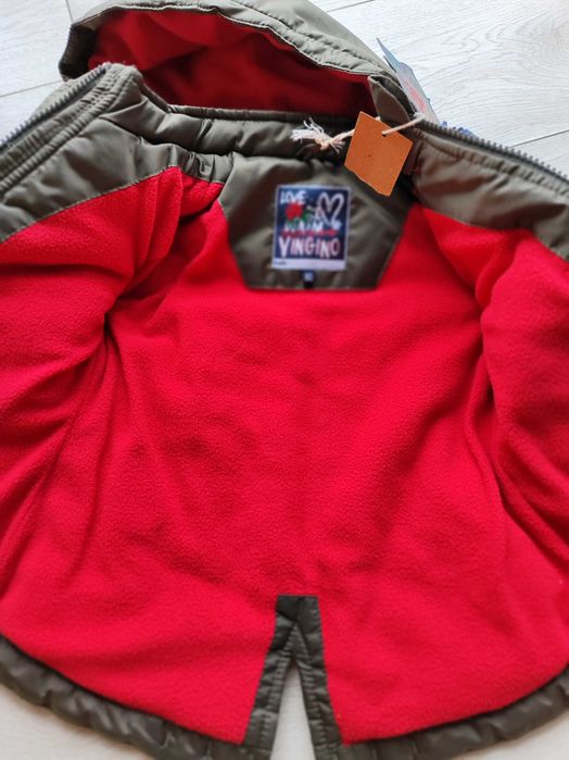 Nowa kurtka jesienno-zimowa dla dziewczynki ocieplana rozm. 80