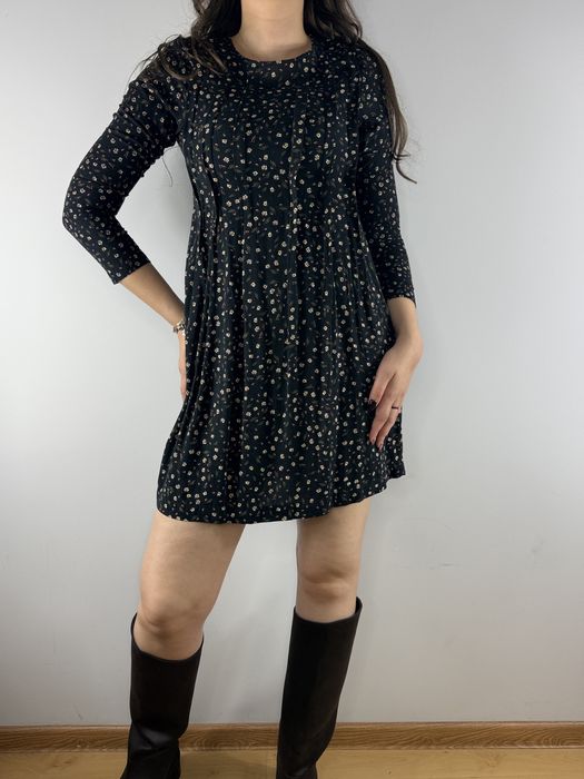 Luźna sukienka bawełniana w drobne kwiatki H&M 32/34/36