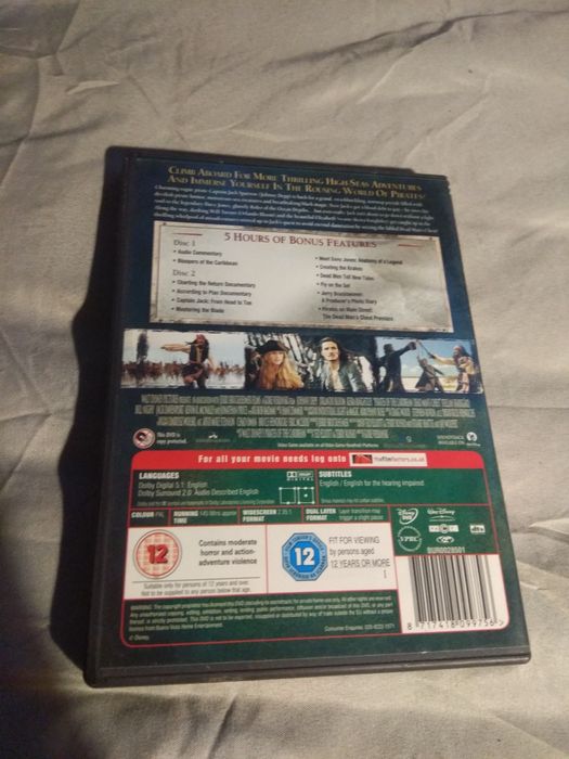Piraci z Karaibów DVD eng