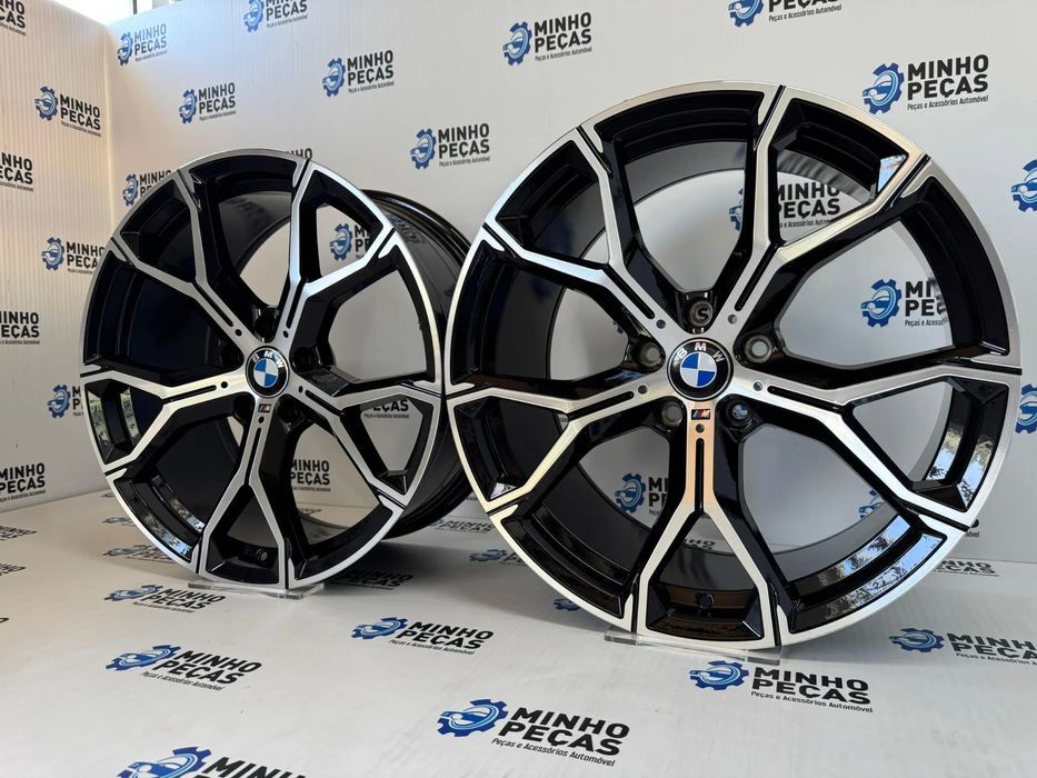 Jantes Look BMW X6 M em 20 (5x120) Preto e Polido