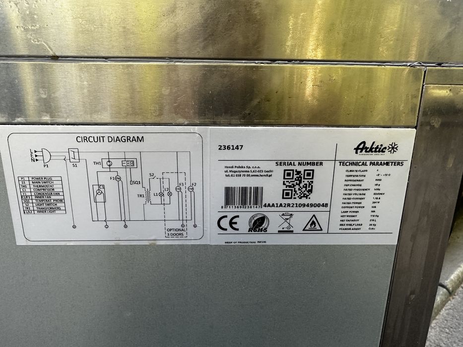 Stoły chlodnicze Arctic