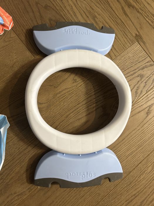 Nocnik skladany Potette plus z nakladka silikonowa + 19 workow