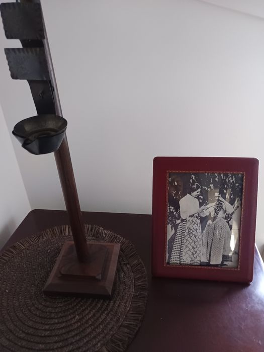 Moldura   e estampa vintage"João Cardozo Lisboa"