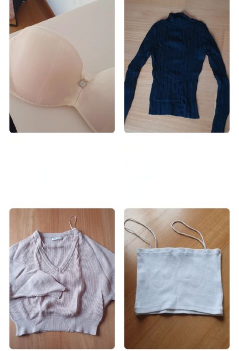 Lote de roupas, sapatos e malas