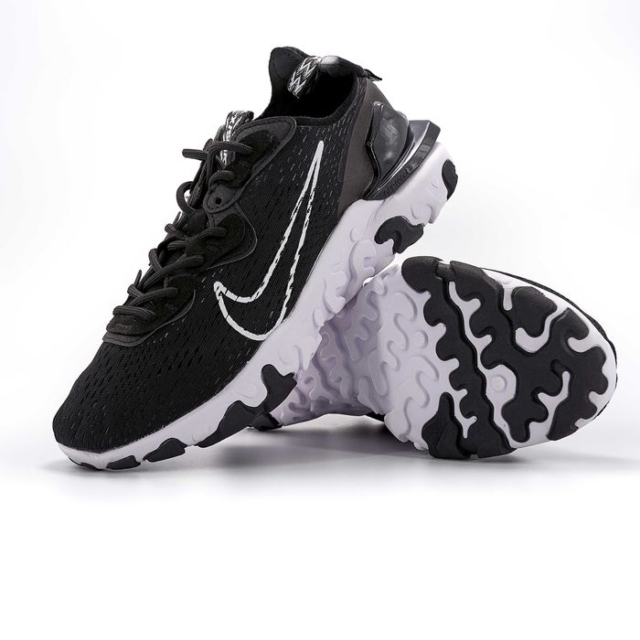 Чоловічі кросівки Nike React Vision "Black/White Classic" Розміри 40-45
