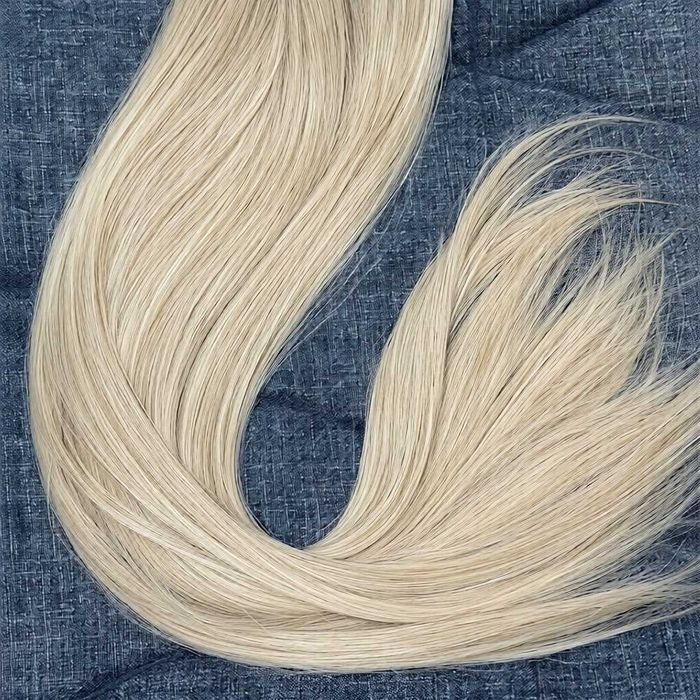 Волосся на шпильках треси прямі  (набір) блонд  пшеничний мелірований