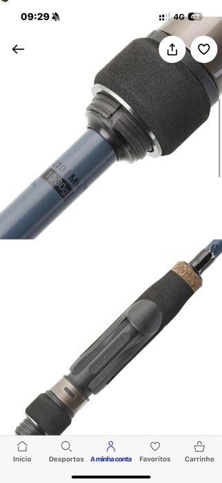 Cana de pesca nova comprada este mes