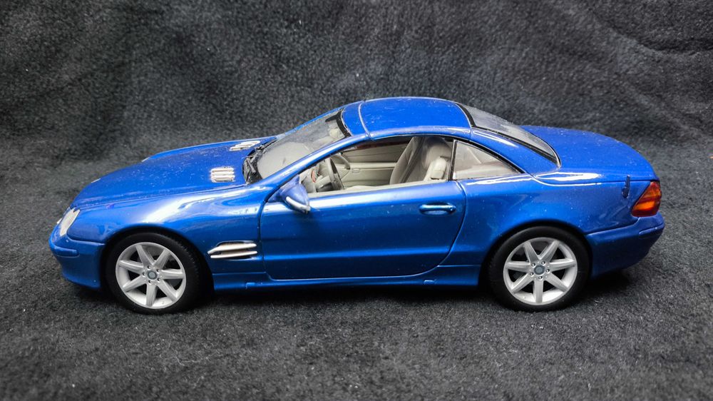 Модель авто 1.18 Mercedes-Benz SL-Class (Maisto, Thailand, Blue, Coupe)