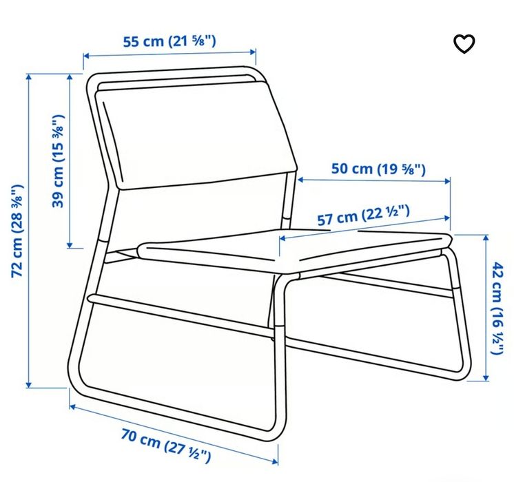 Poltrona ikea usada