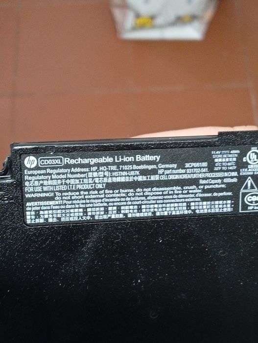 Bateria de portátil HP