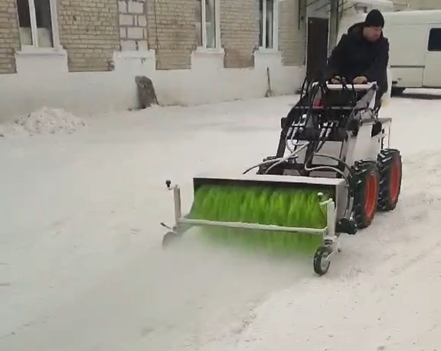 Міні навантажувач вкладальник плитки brukkov  +вкладальник  плитки