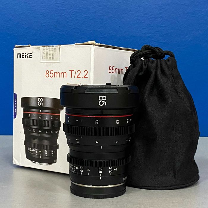 Meike 85mm T2.2 Cine (Fujifilm) - NOVA - 3 ANOS DE GARANTIA