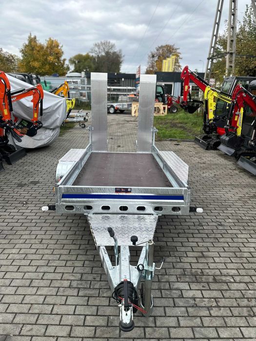 Nowa PRZYCZEPA przyczepka pod koparkę minikoparki DMC 2,4T Najazd Trap