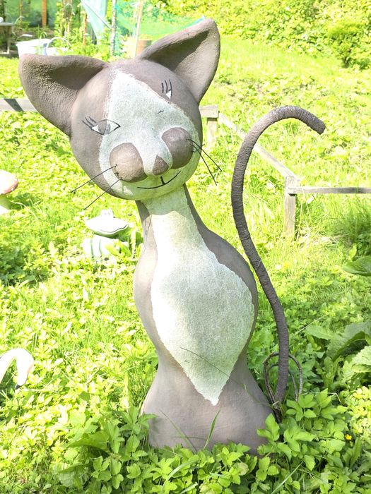 Figurka ogrodowa kot  wysokość 115cm x 40cm