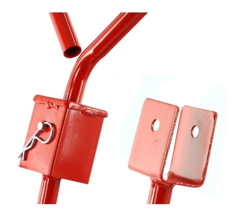 Wózek ogrodowy 400kg uchwyt hak + wkład materiałowy