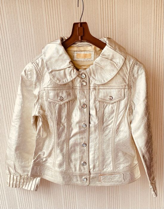 Куртка детская натуральная кожа для девочки