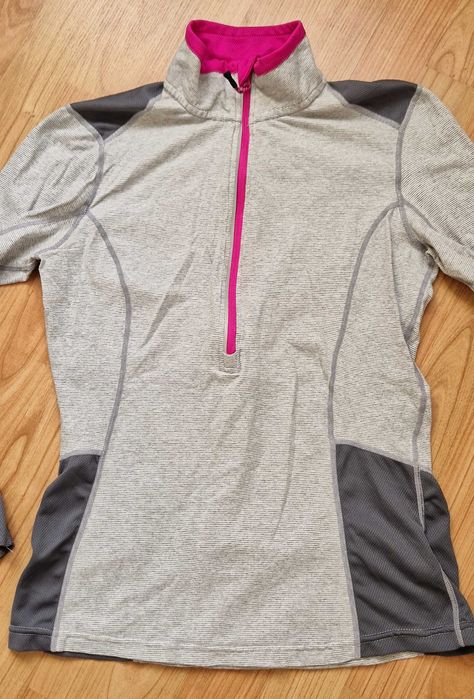 MPG Damska Bluza Termoaktywna 1/4 Zip, Odblaski,  Rozmiar S