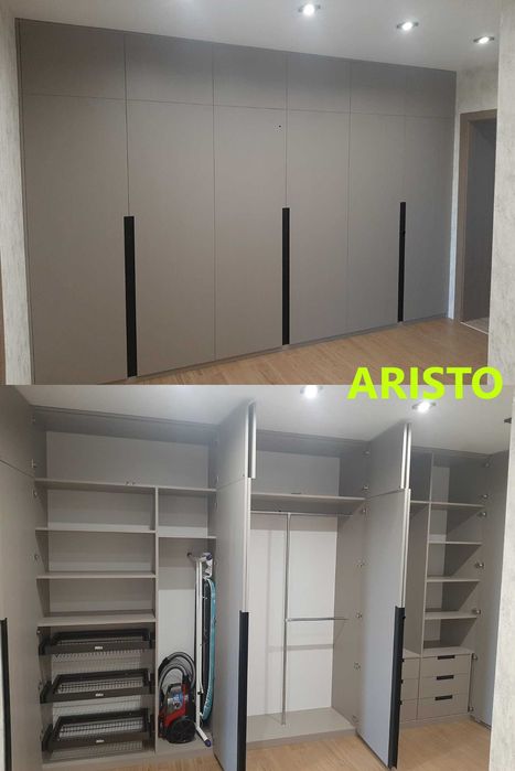 Шафа для одягу в спальню, передпокій, гардероб під замовлення