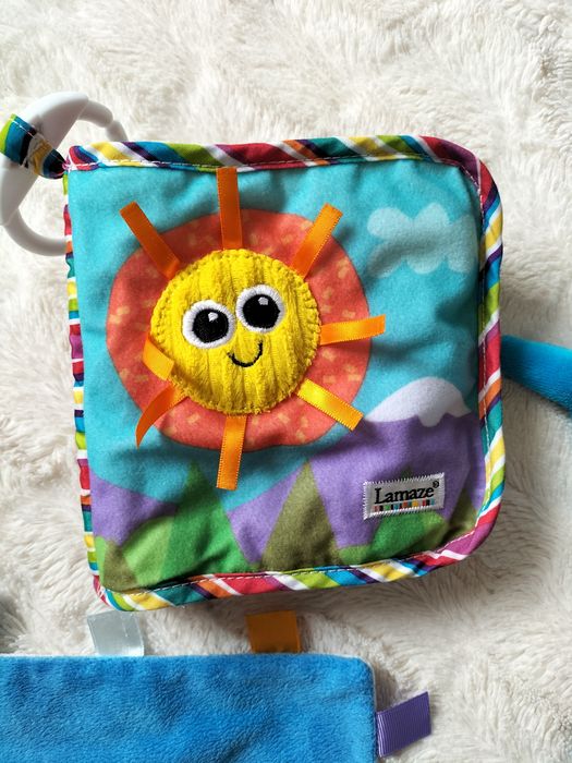 TOMY Lamaze książeczka i przytulanki