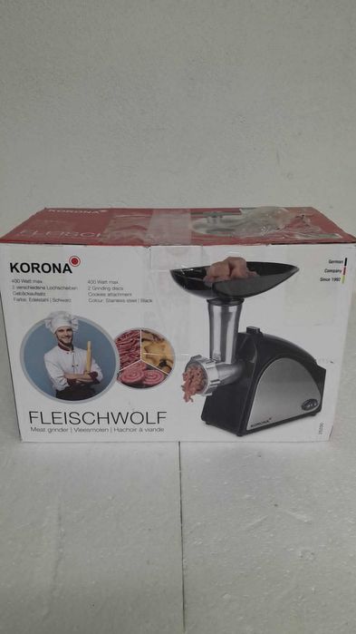 Korona 25200 Maszynka do mielenia mięsa, czarny 400 W