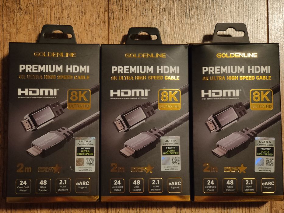 Certyfikowany kabel HDMI 2.1 8K 2m
