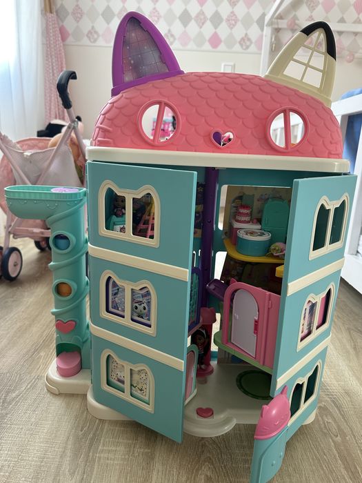 Casa gabby gatos com 3 divisoes extra