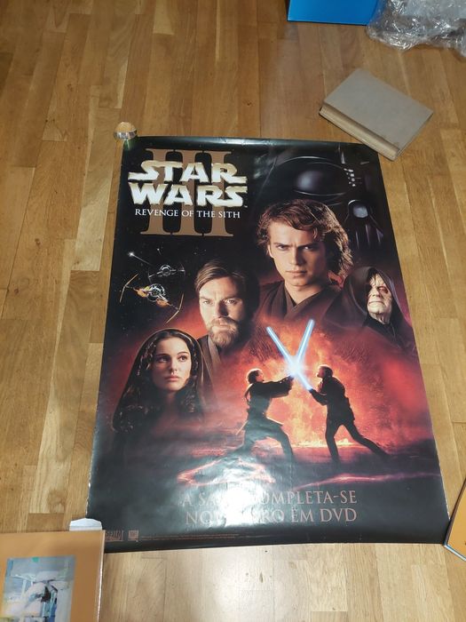 Grande poster publicitário star wars