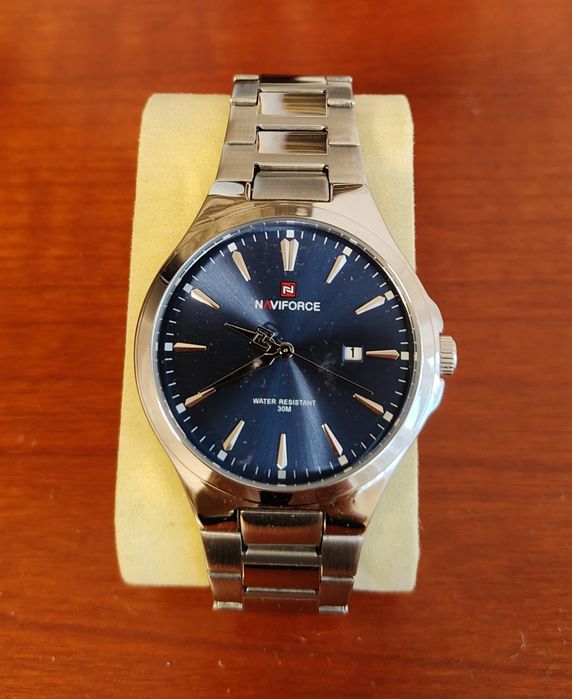 Naviforce męski zegarek na bransolecie, jak nowy, nienoszony