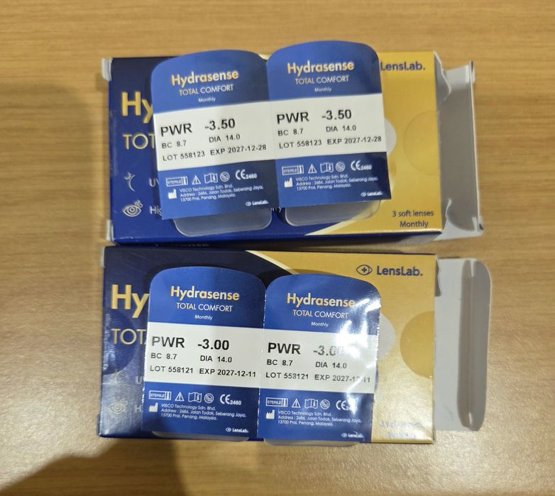 Lentes de contacto Hydrasense