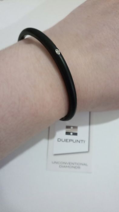 Pulseira Silicone e Diamante Verdadeiro com Certificado Autenticidade