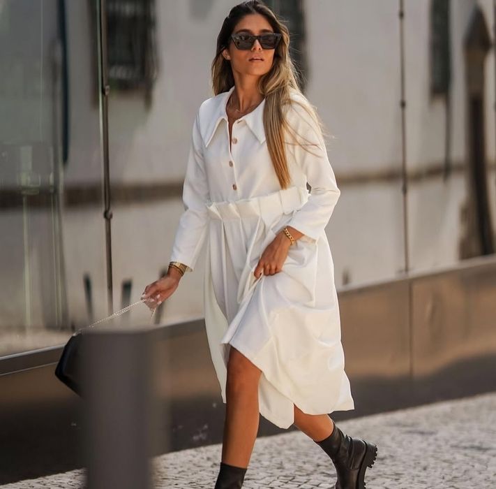 Vestido Ananis estilista Portuguesa L