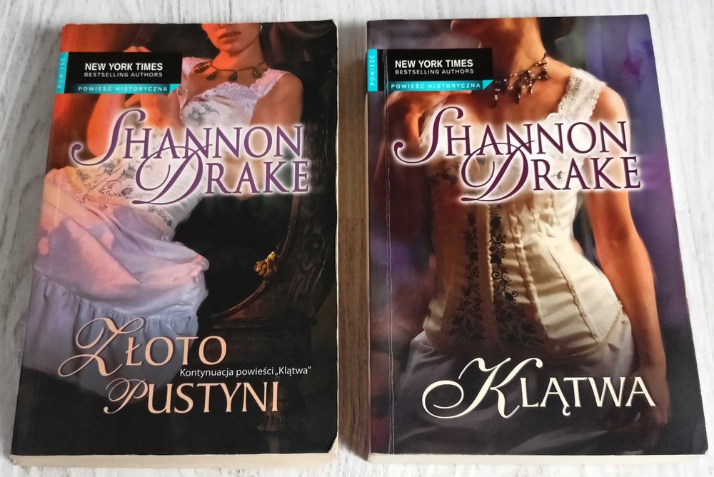 2x Shannon Drake Klątwa + Złoto pustyni