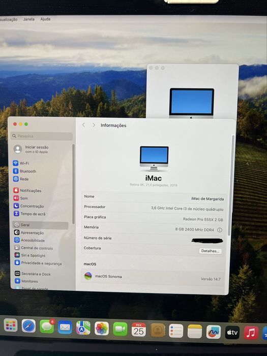 iMac retina 4K , 21,5 polegadas, 2019