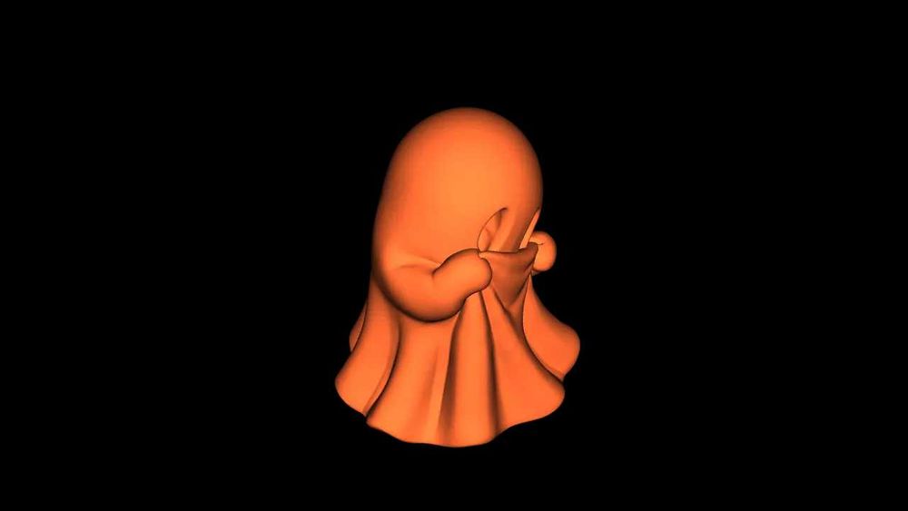Nieśmiały duszek – urocza dekoracja na Halloween