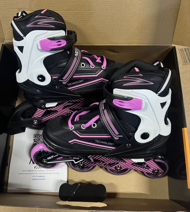 Rolki łyżworolki damskie regulowane 39-42