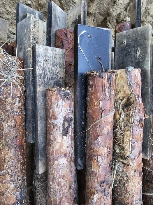 Stemple drewniane budowlane