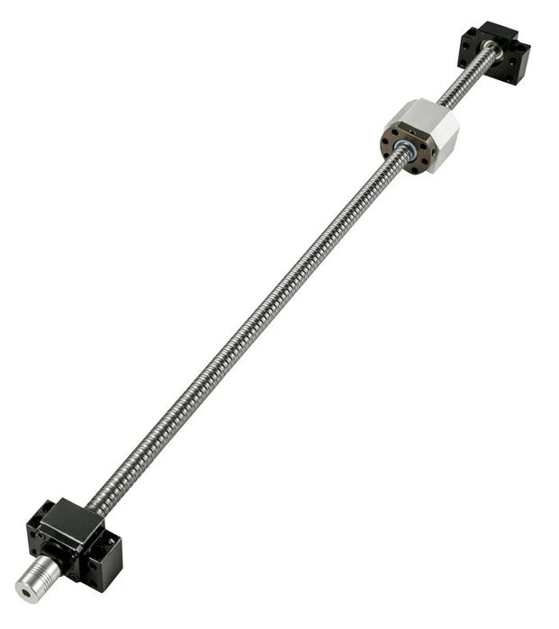 Fuso de esferas 1700mm dia.16 mm com acessórios — ideal para CNC