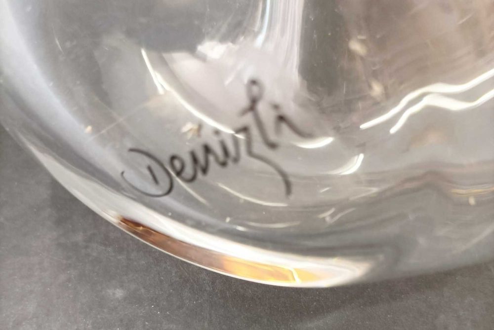 Decanter em vidro - assinado Denizli