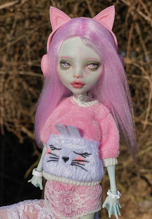 monster high lalka lagoona g1 ooak custom repaint
