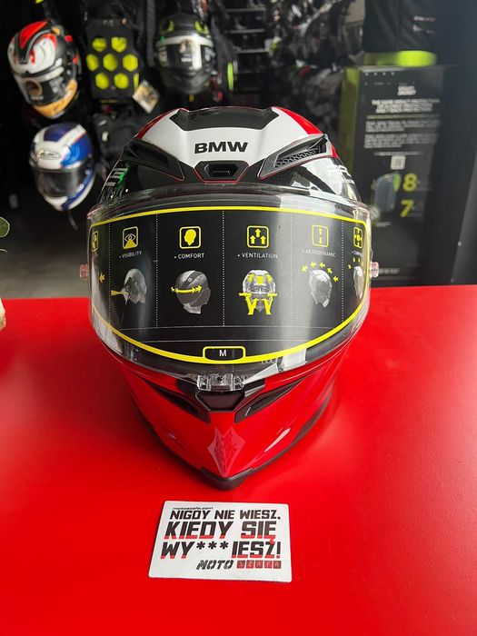 WYPRZEDAŻ!!! Kask AGV CORSA CURBS BMW PRO RACE `M  !Motoszafa! Promocja!